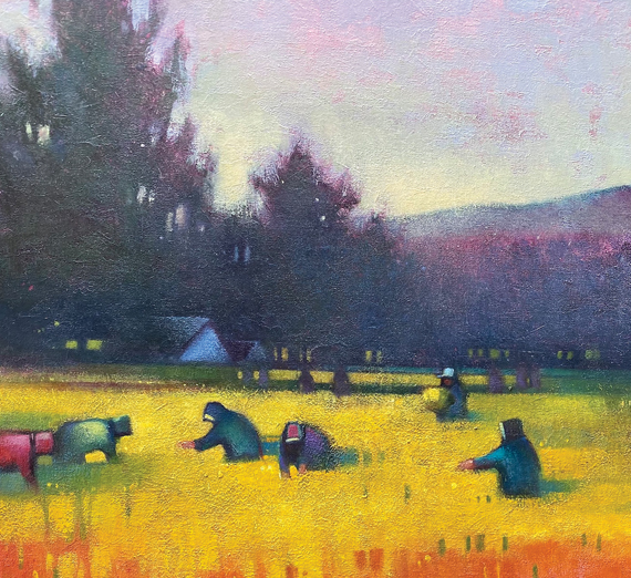 La estudiante de último año Talia Frausto